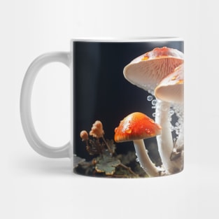 Mushroom Forest Nature Serene Tranquil Mug